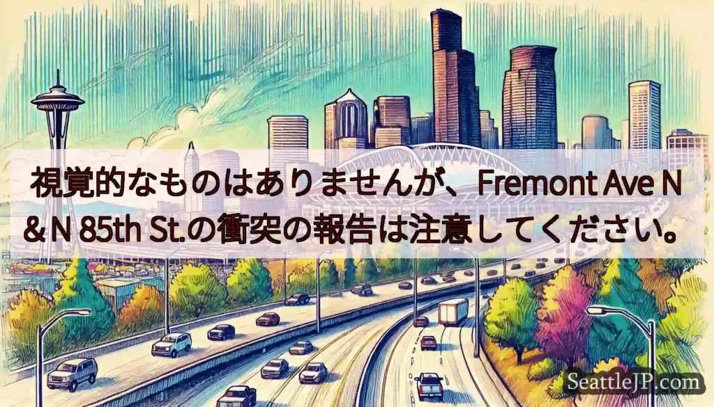 視覚的なものはありませんが、Fremont Ave N＆N 85th