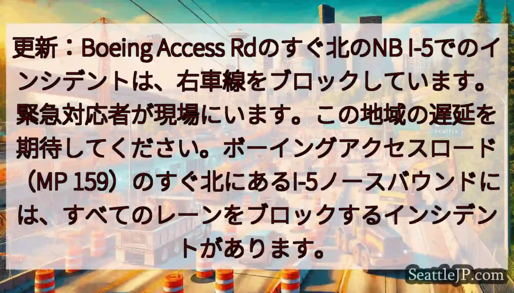 更新：Boeing Access Rdのすぐ北のNB