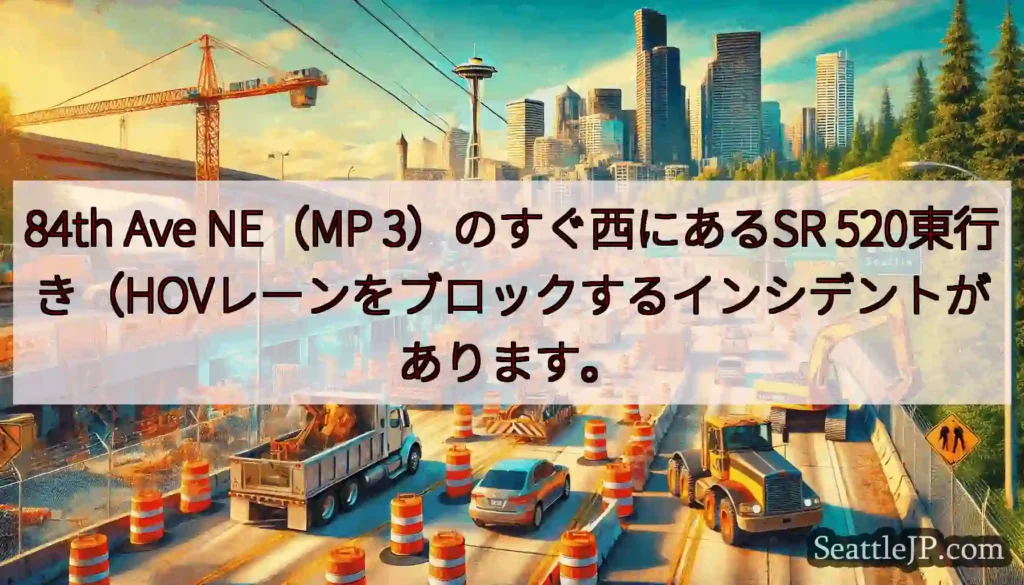 84th Ave NE（MP 3）のすぐ西にあるSR