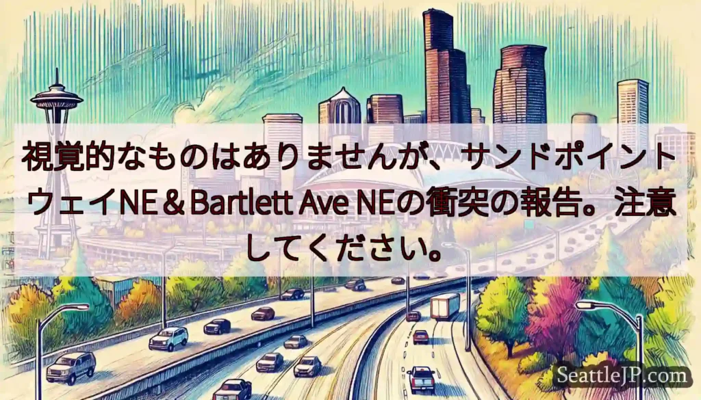 視覚的なものはありませんが、サンドポイントウェイNE＆Bartlett Ave