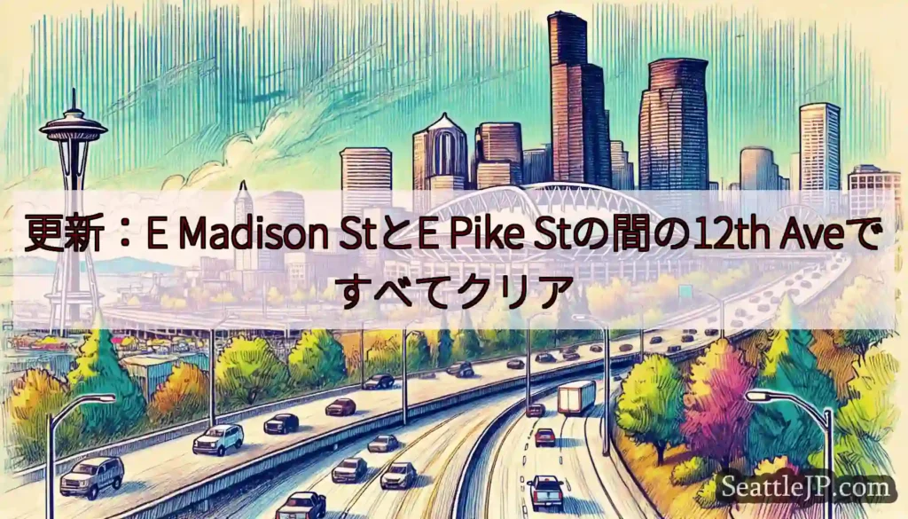 更新：E Madison StとE Pike Stの間の12th Aveですべてクリア