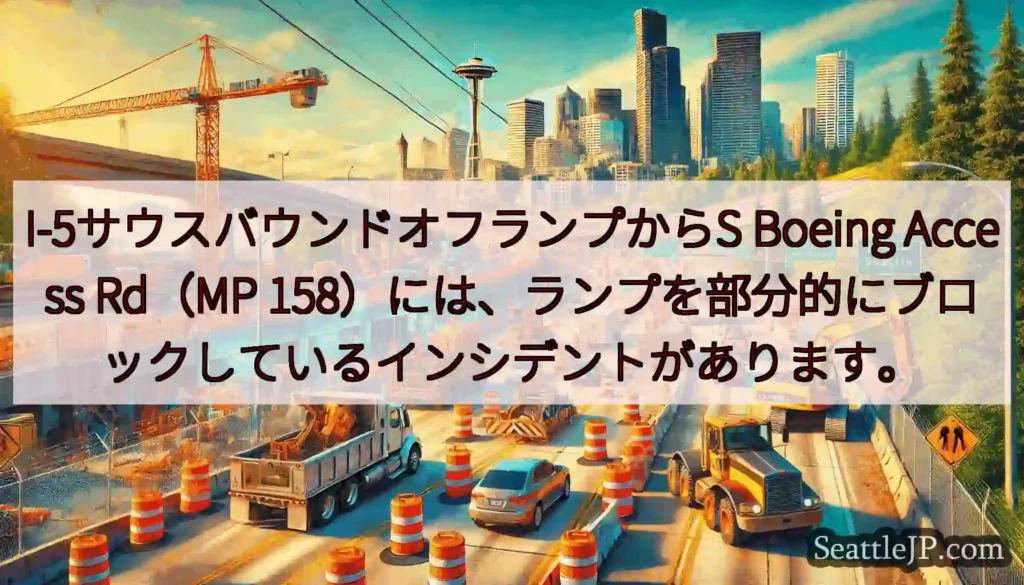 I-5サウスバウンドオフランプからS Boeing Access Rd（MP