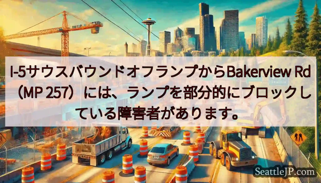 I-5サウスバウンドオフランプからBakerview Rd（MP