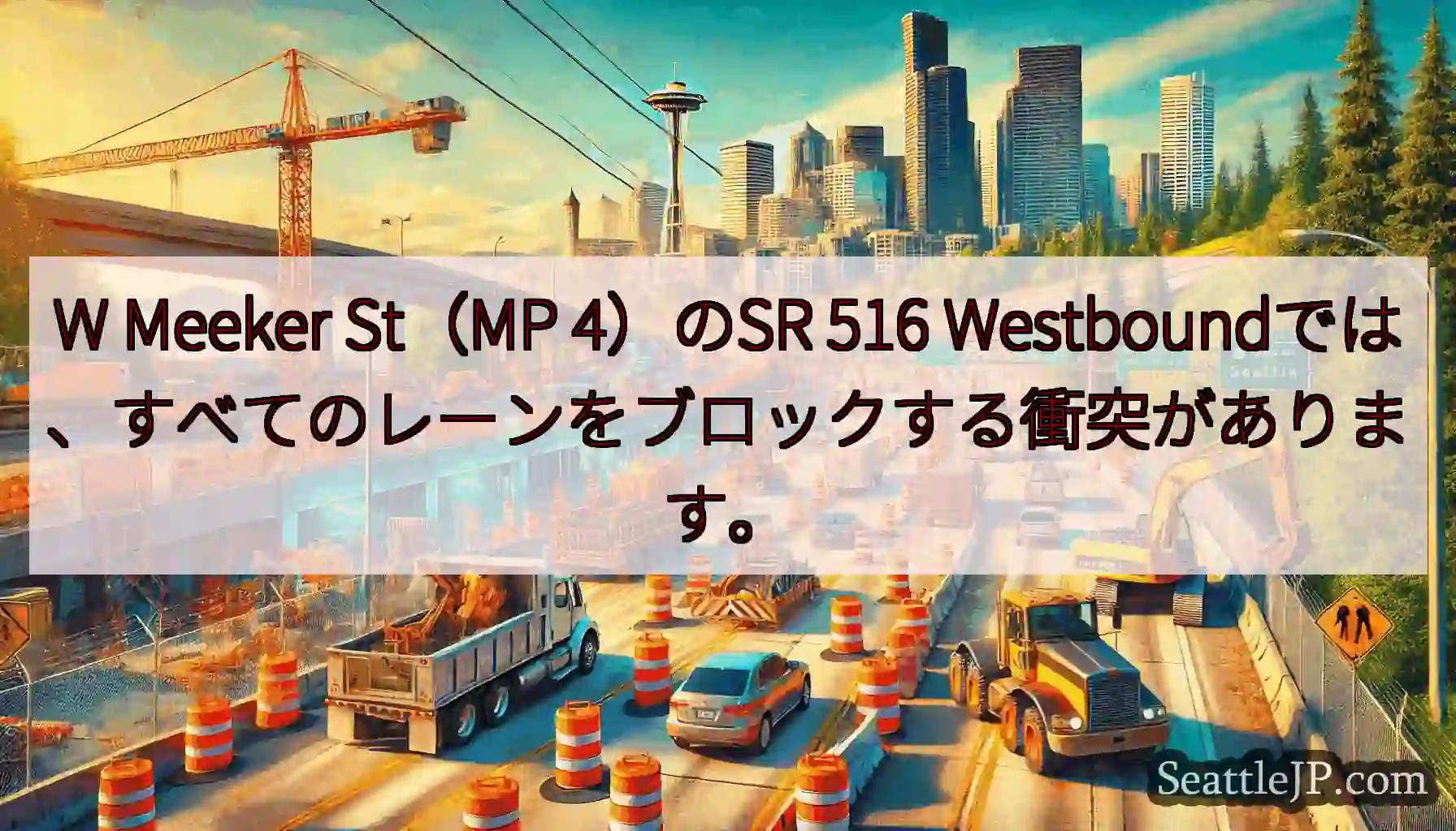 W Meeker St（MP 4）のSR 516