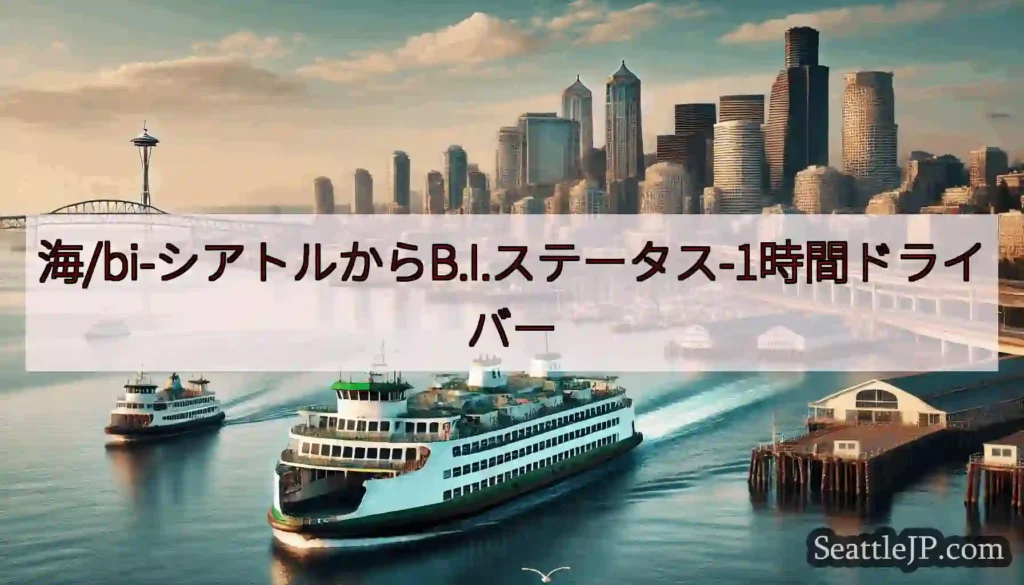 海/bi-シアトルからB.I.ステータス-1時間ドライバーhttps://wsdot.com/fer