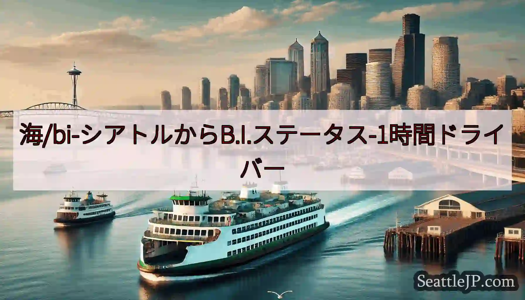海/bi-シアトルからB.I.ステータス-1時間ドライバーhttps://wsdot.com/fer