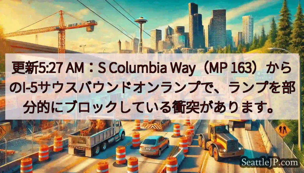 更新5:27 AM：S Columbia Way（MP