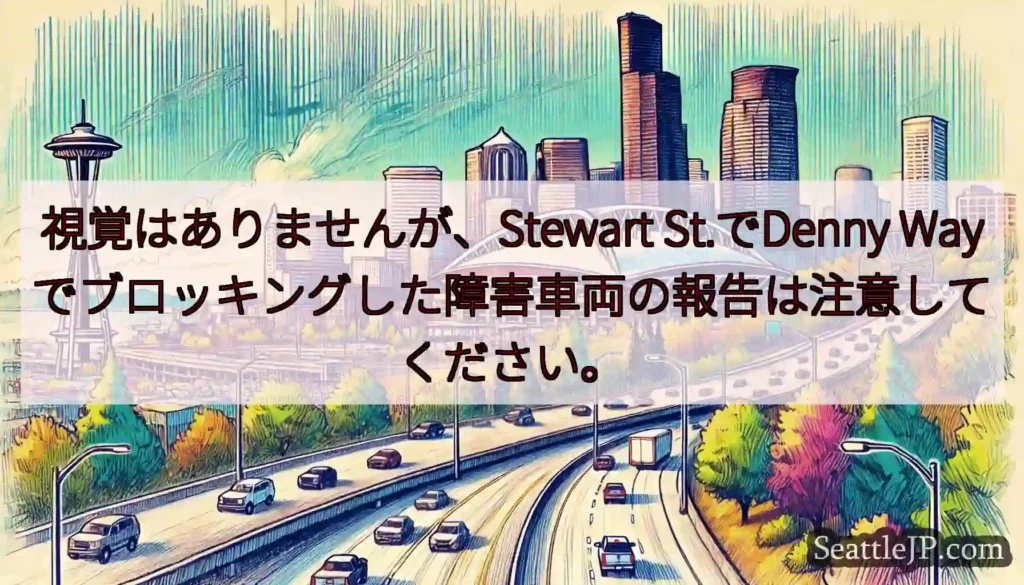 視覚はありませんが、Stewart St.でDenny