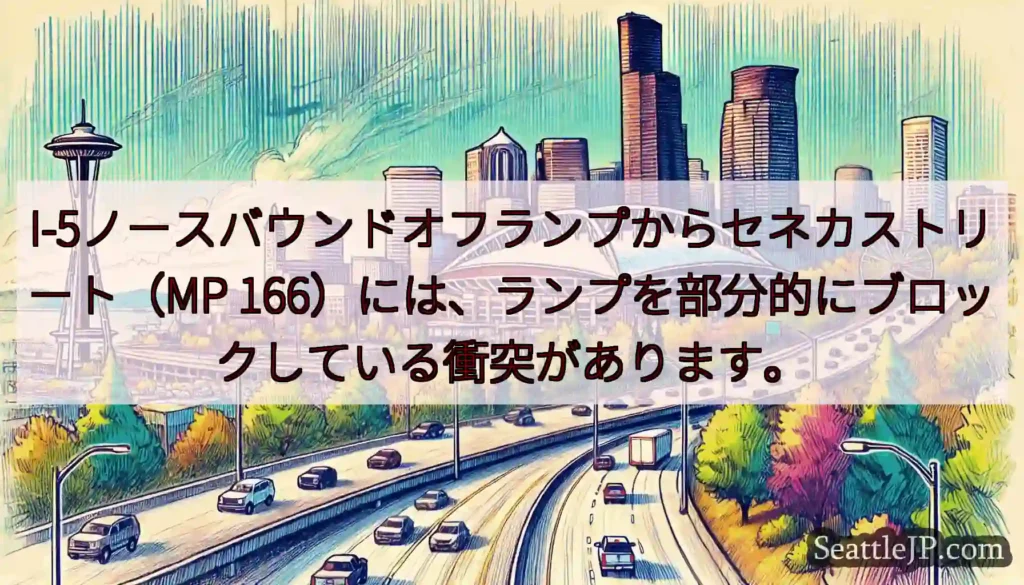 I-5ノースバウンドオフランプからセネカストリート（MP