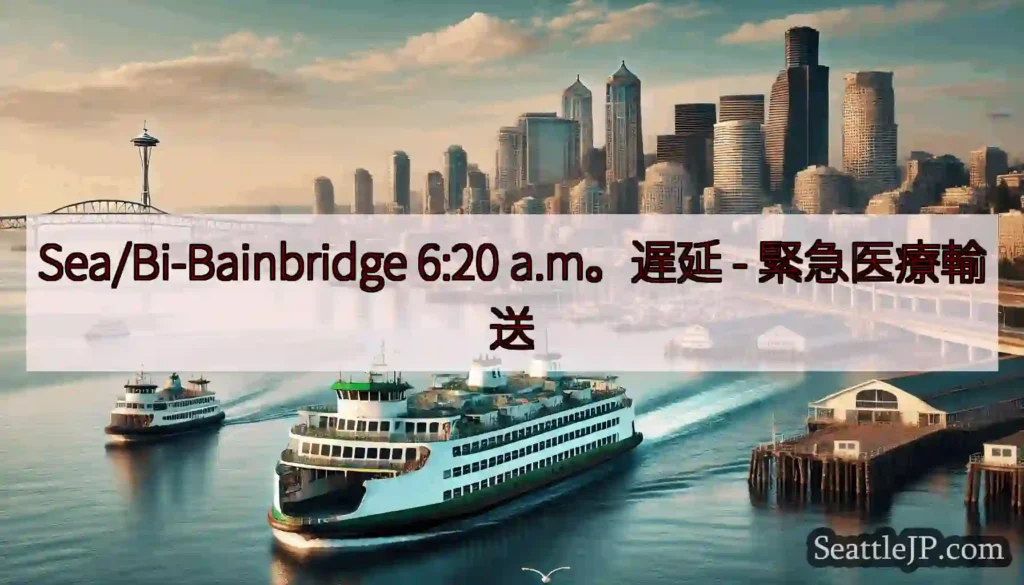 Sea/Bi-Bainbridge 6:20 a.m。遅延 -