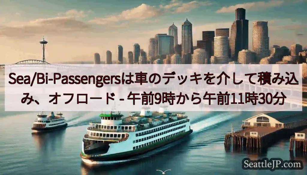 Sea/Bi-Passengersは車のデッキを介して積み込み、オフロード -