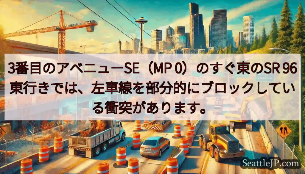 3番目のアベニューSE（MP 0）のすぐ東のSR