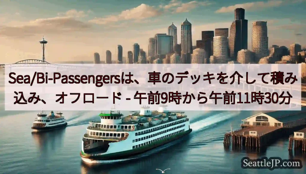 Sea/Bi-Passengersは、車のデッキを介して積み込み、オフロード -