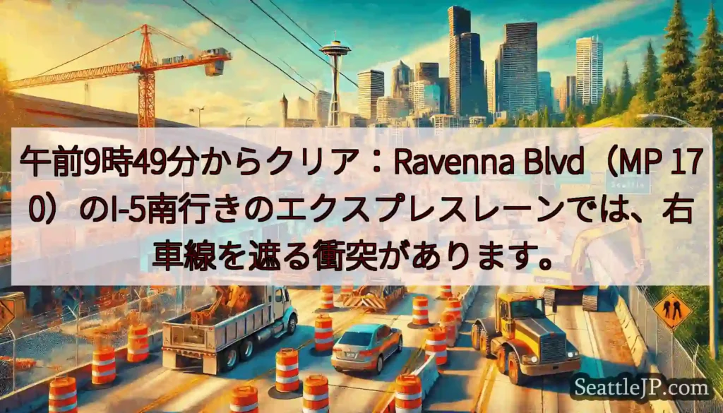 午前9時49分からクリア：Ravenna Blvd（MP