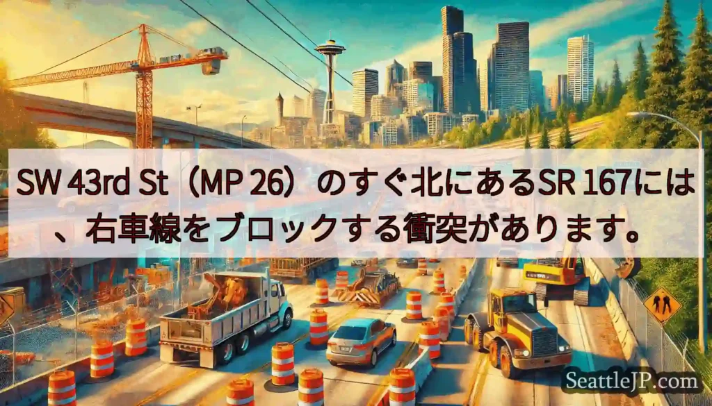 SW 43rd St（MP 26）のすぐ北にあるSR