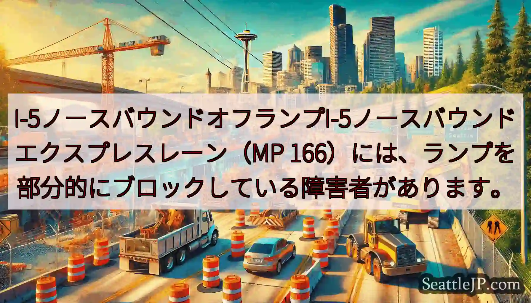 I-5ノースバウンドオフランプI-5ノースバウンドエクスプレスレーン（MP