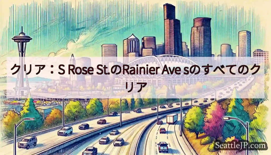 クリア：S Rose St.のRainier Ave sのすべてのクリア