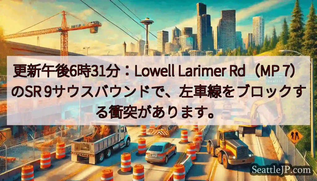更新午後6時31分：Lowell Larimer Rd（MP 7）のSR