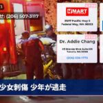 少女刺傷 少年が逃走