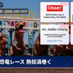 恐竜レース 熱狂渦巻く