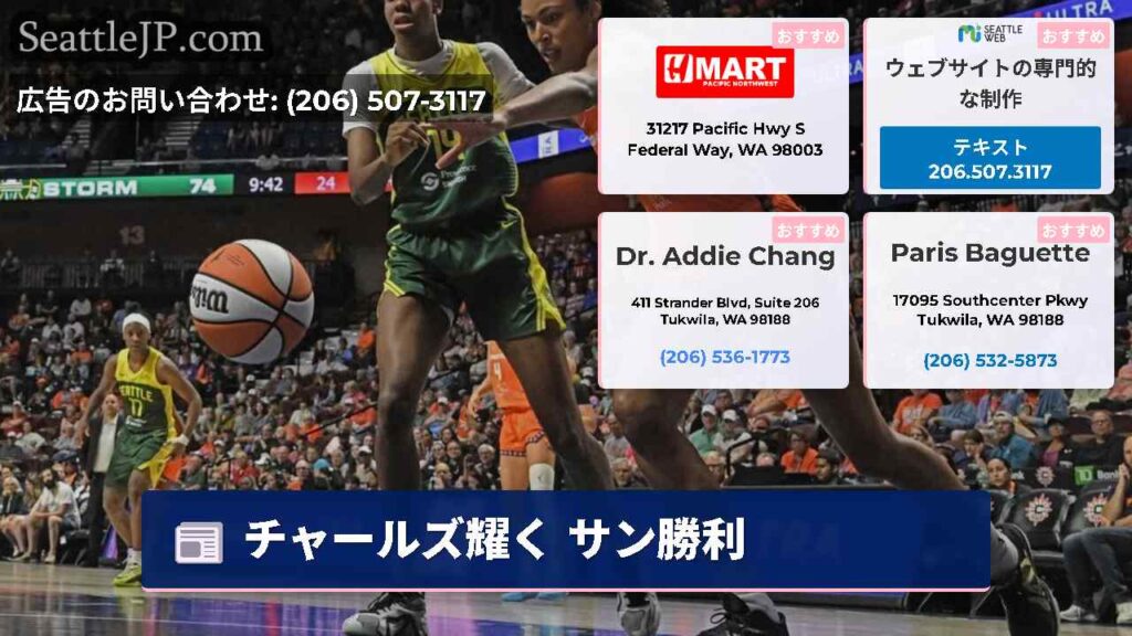 チャールズ耀く サン勝利