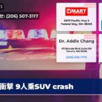 衝撃 9人乗SUV crash