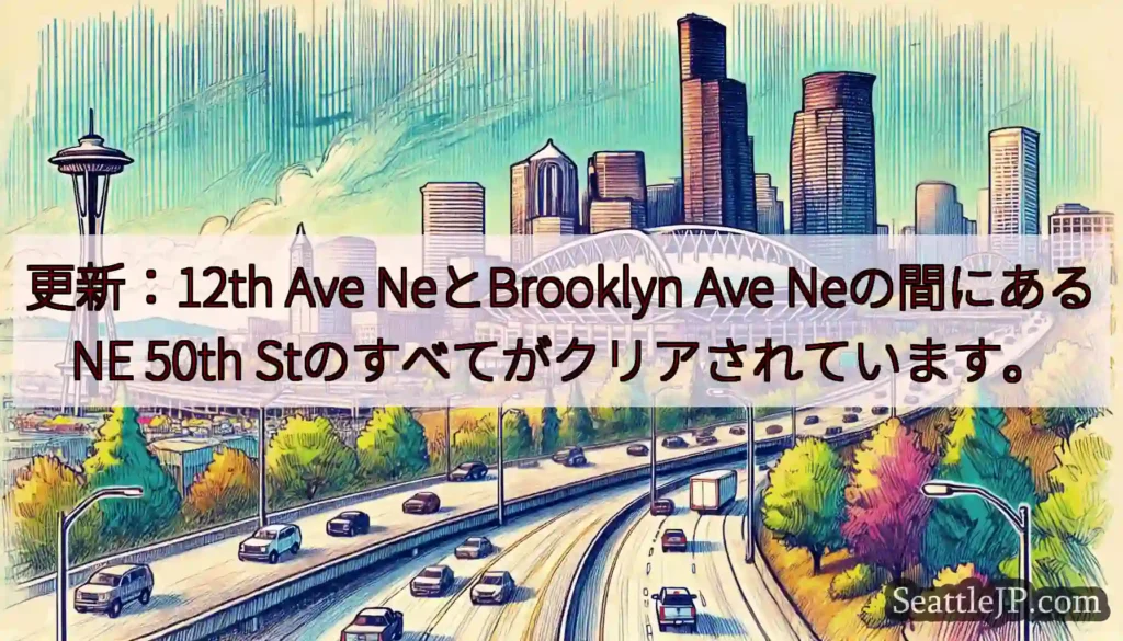 更新：12th Ave NeとBrooklyn Ave Neの間にあるNE 50th