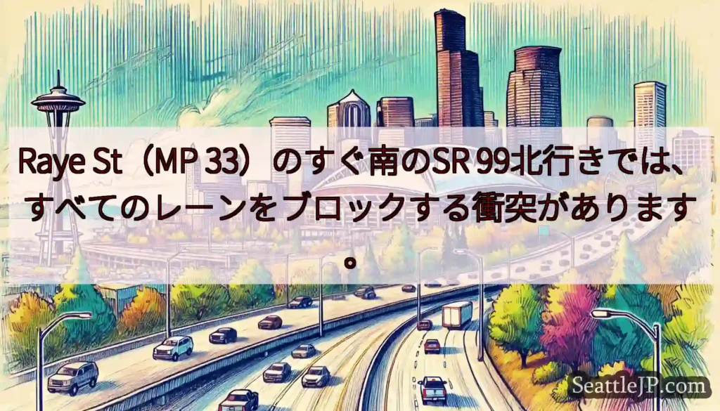 Raye St（MP 33）のすぐ南のSR