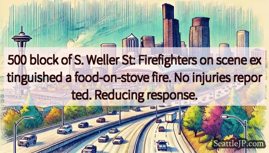 500 block of S. Weller St: Firefighters on scene