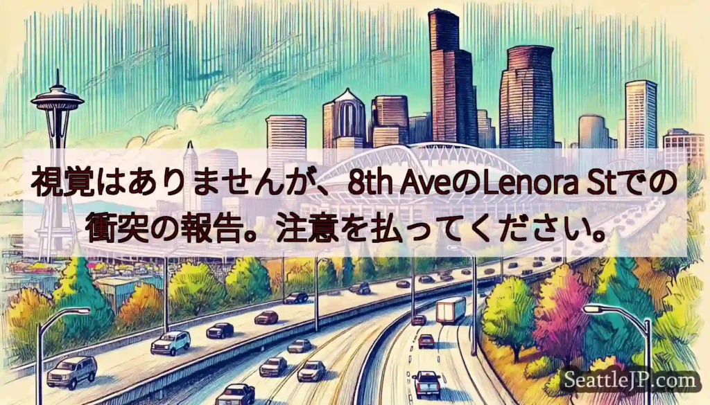 視覚はありませんが、8th AveのLenora Stでの衝突の報告。注意を払ってください。