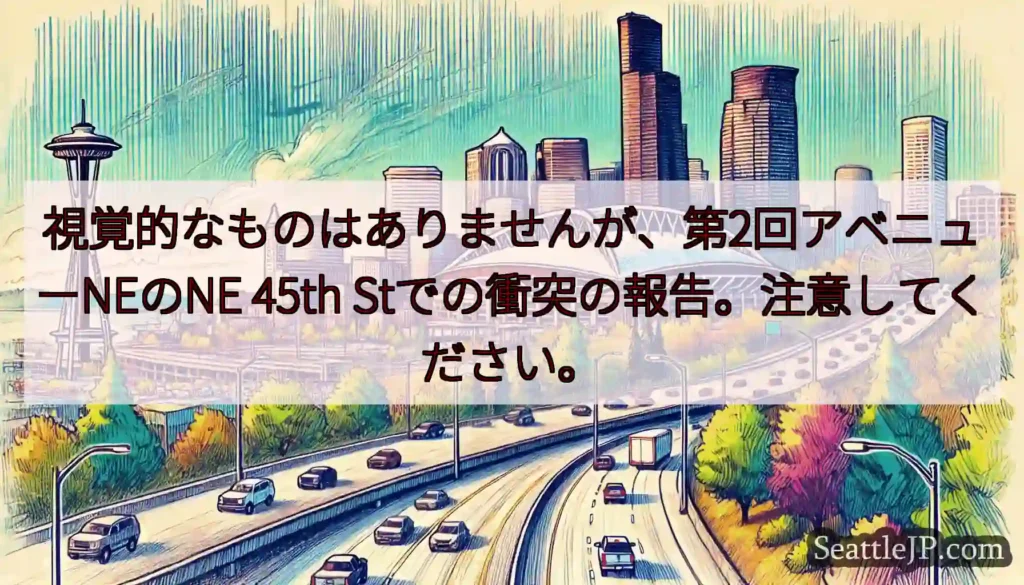 視覚的なものはありませんが、第2回アベニューNEのNE 45th