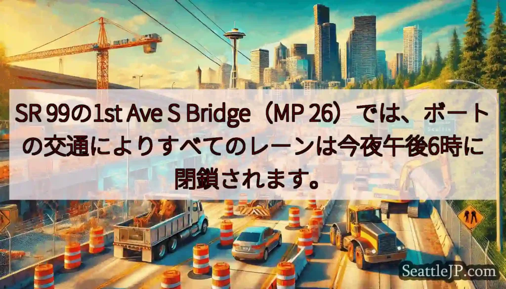 SR 99の1st Ave S Bridge（MP