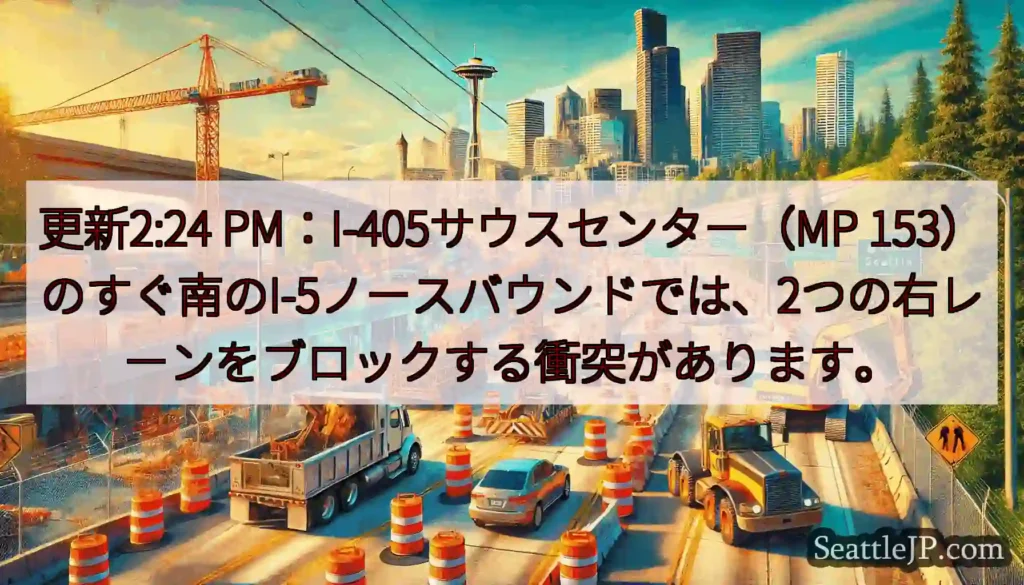 更新2:24 PM：I-405サウスセンター（MP