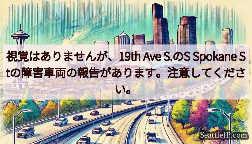 視覚はありませんが、19th Ave S.のS Spokane