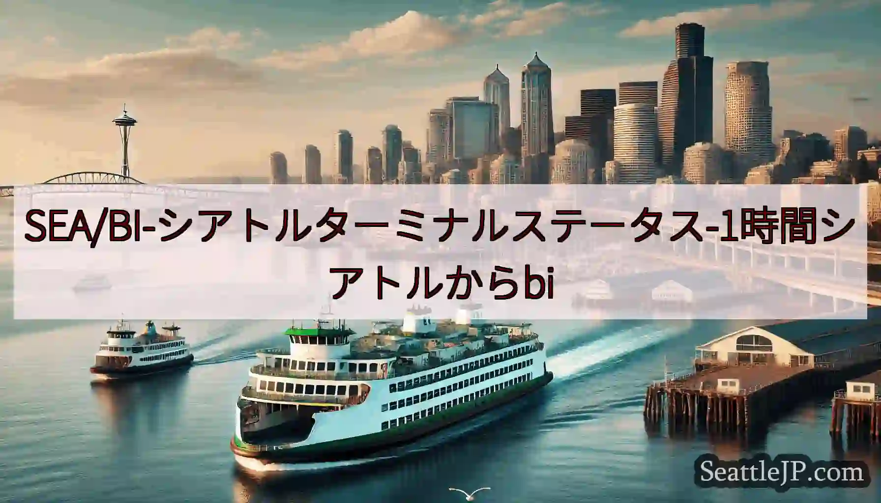 SEA/BI-シアトルターミナルステータス-1時間シアトルからbi