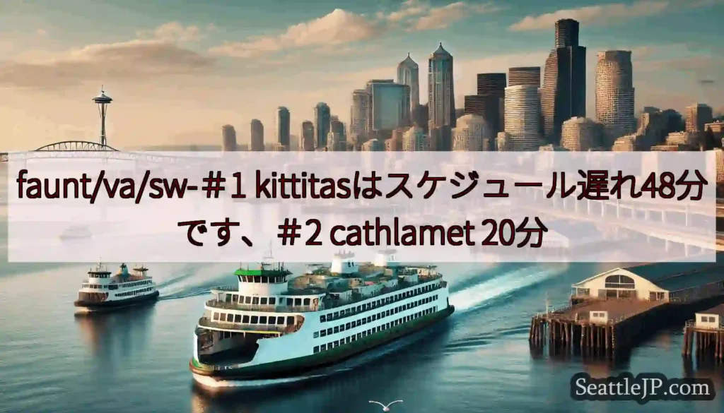 faunt/va/sw-＃1 kittitasはスケジュール遅れ48分です、＃2