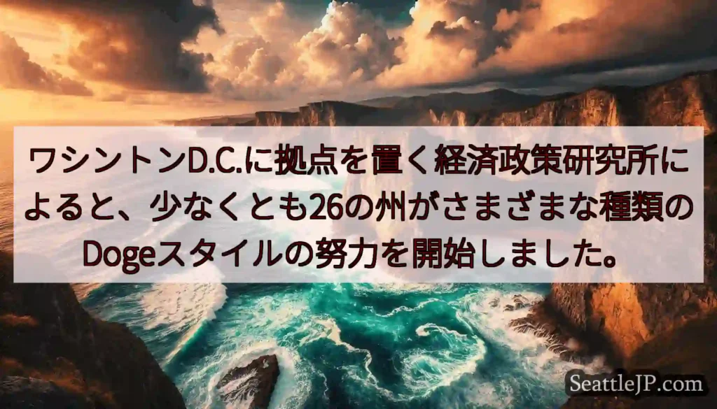 ワシントンD.C.に拠点を置く経済政策研究所によると、少なくとも26の州がさまざまな種類のDogeス