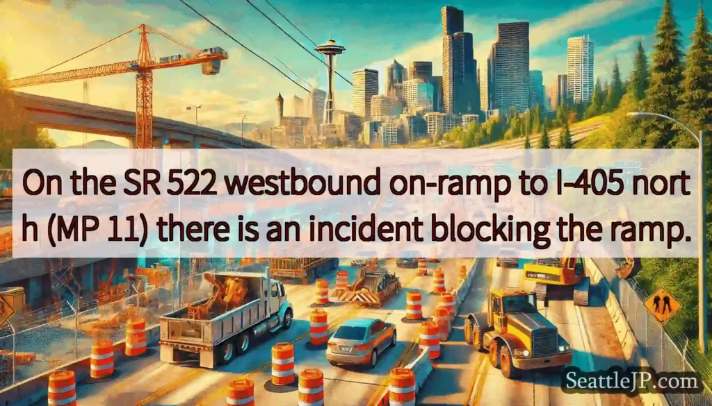 On the SR 522 westbound on-ramp to I-405 north