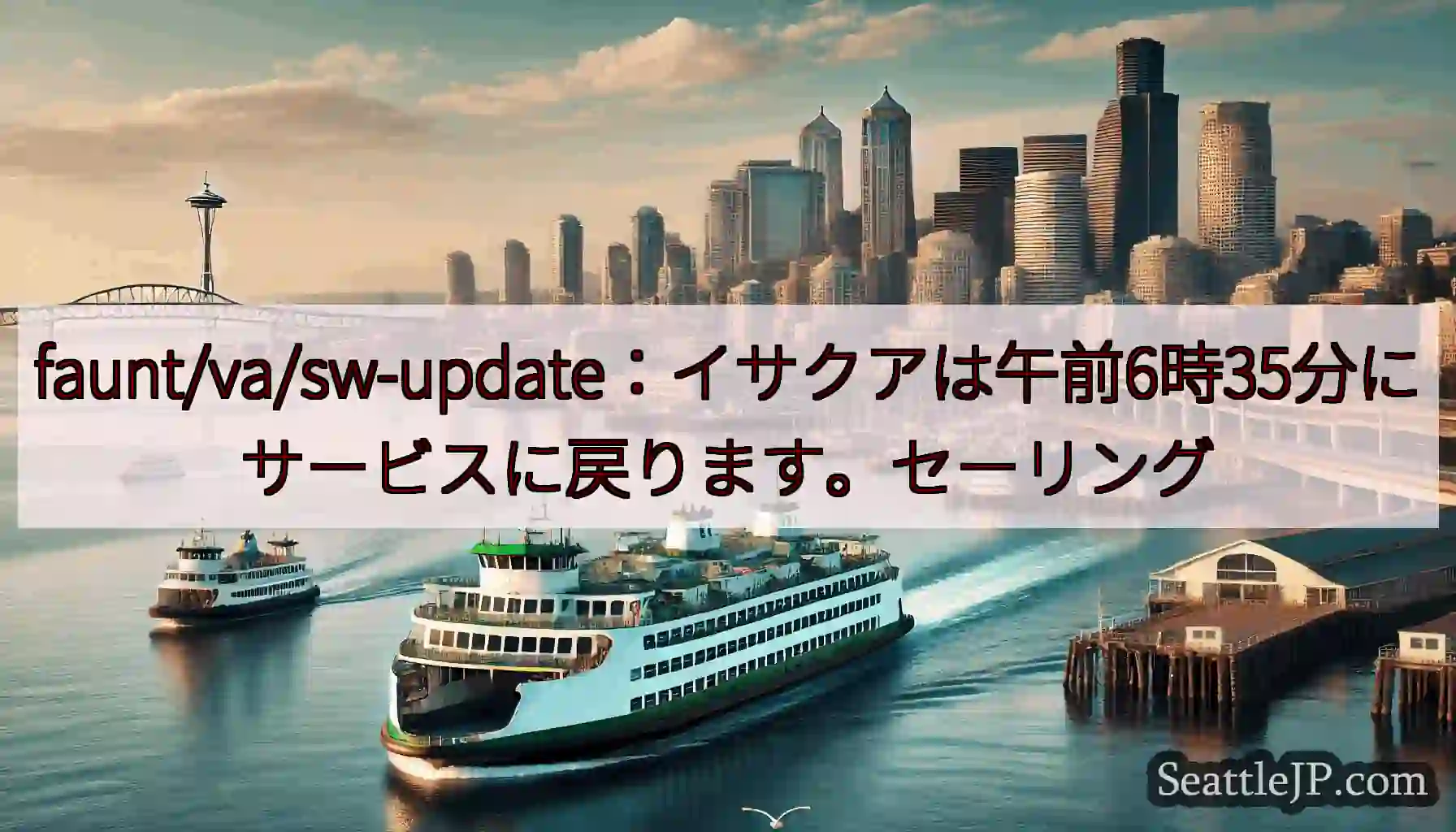 faunt/va/sw-update：イサクアは午前6時35分にサービスに戻ります。セーリングhtt