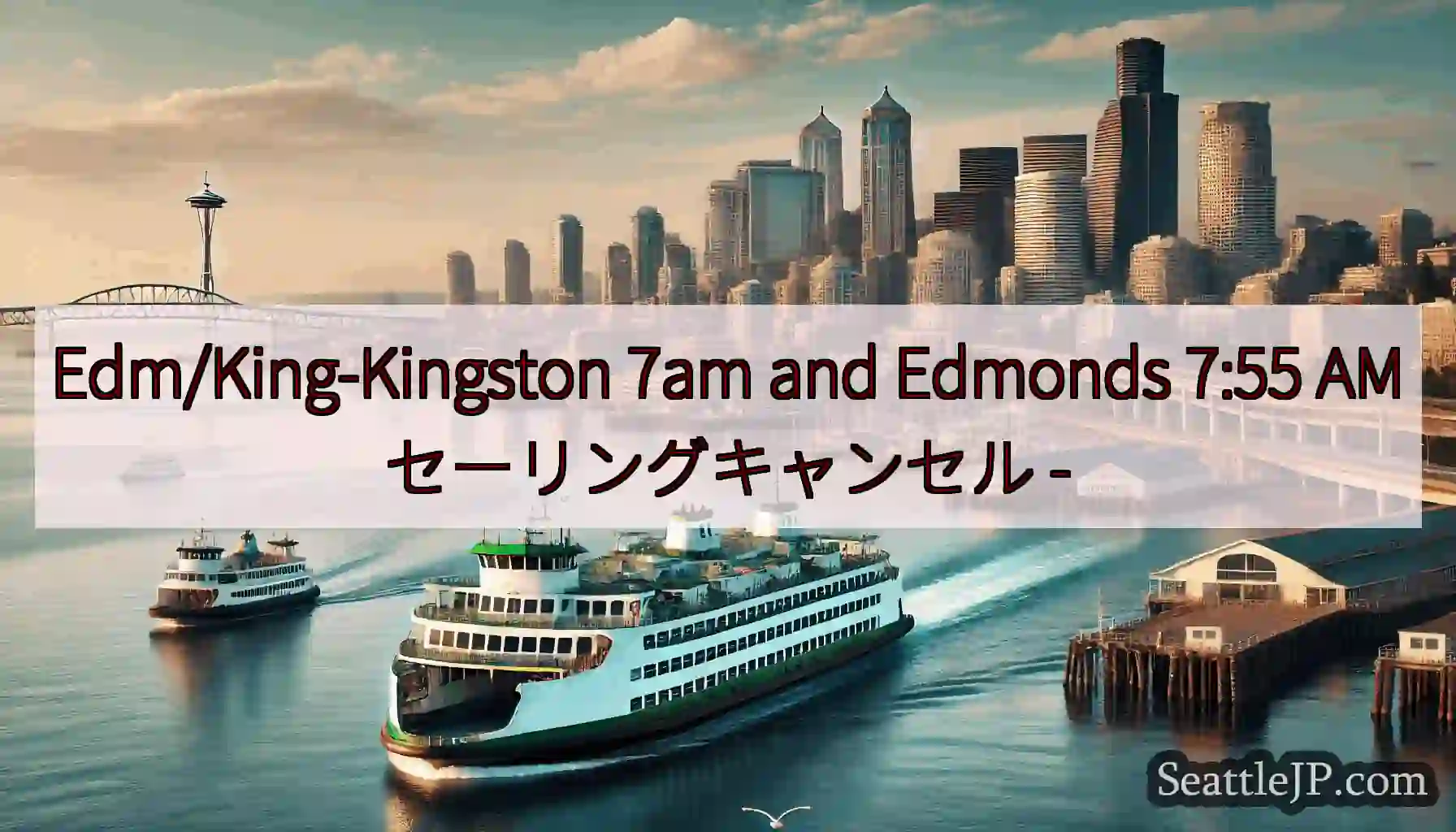 Edm/King-Kingston 7am and Edmonds 7:55