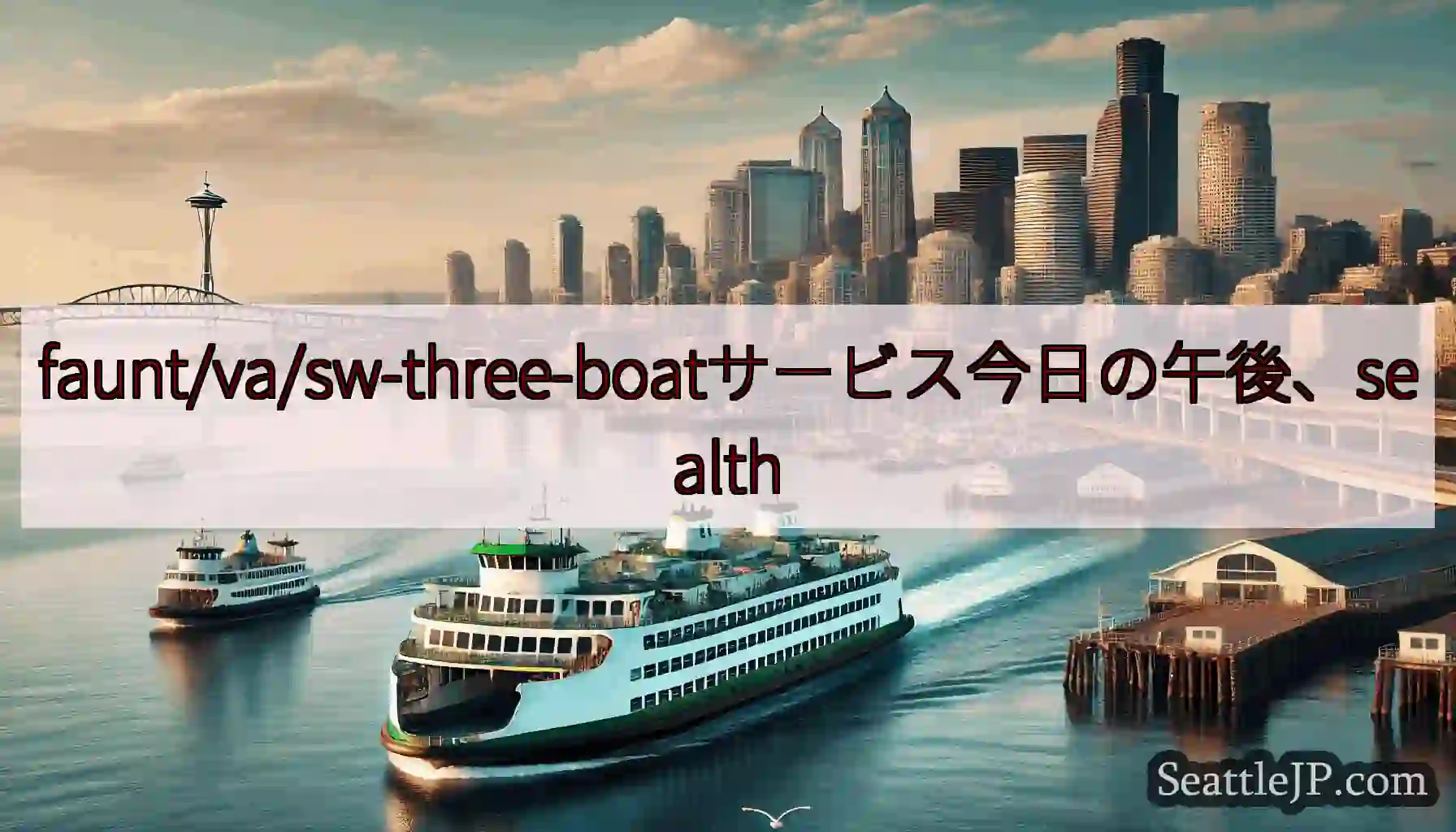 faunt/va/sw-three-boatサービス今日の午後、sealth