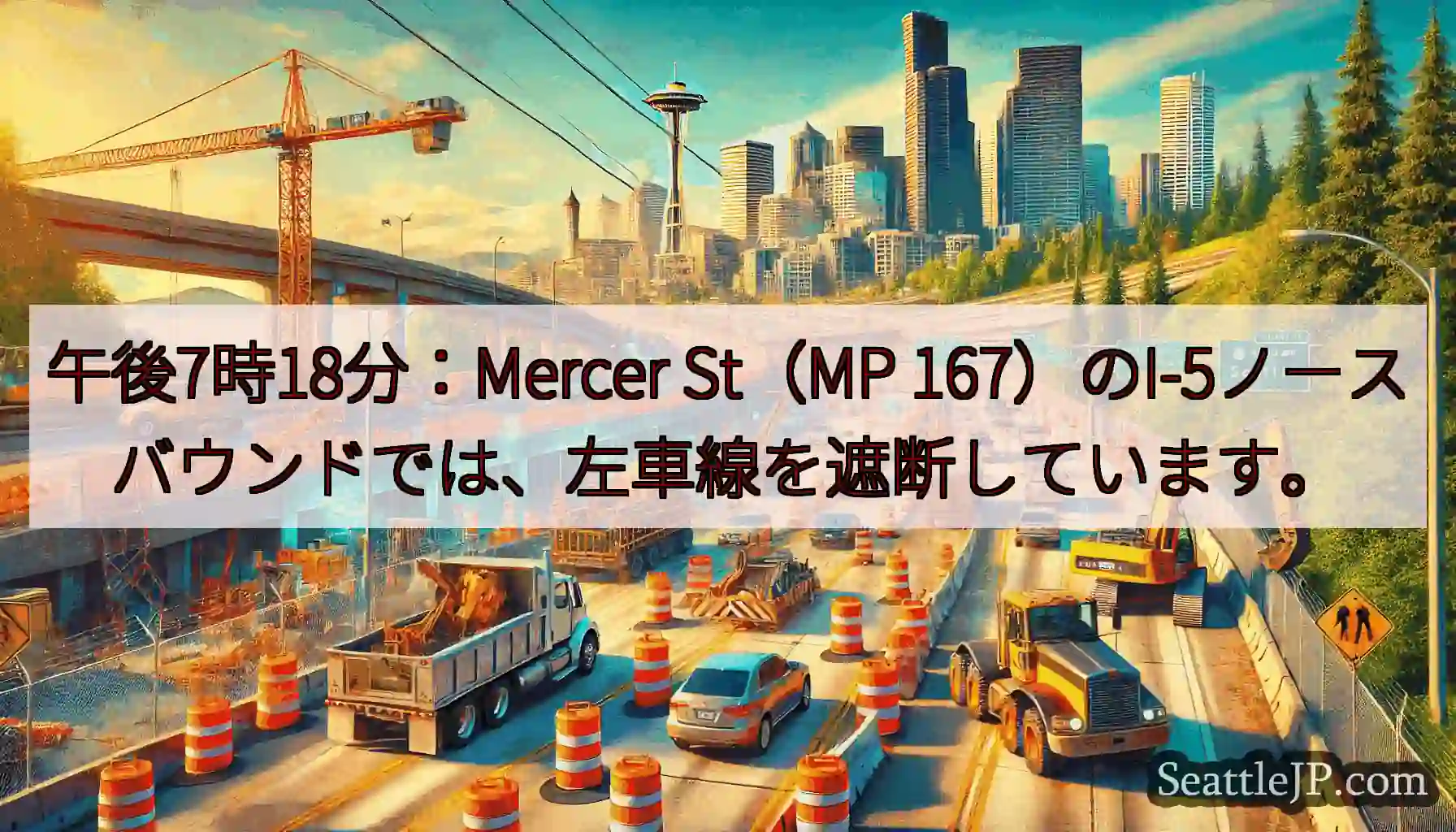 午後7時18分：Mercer St（MP