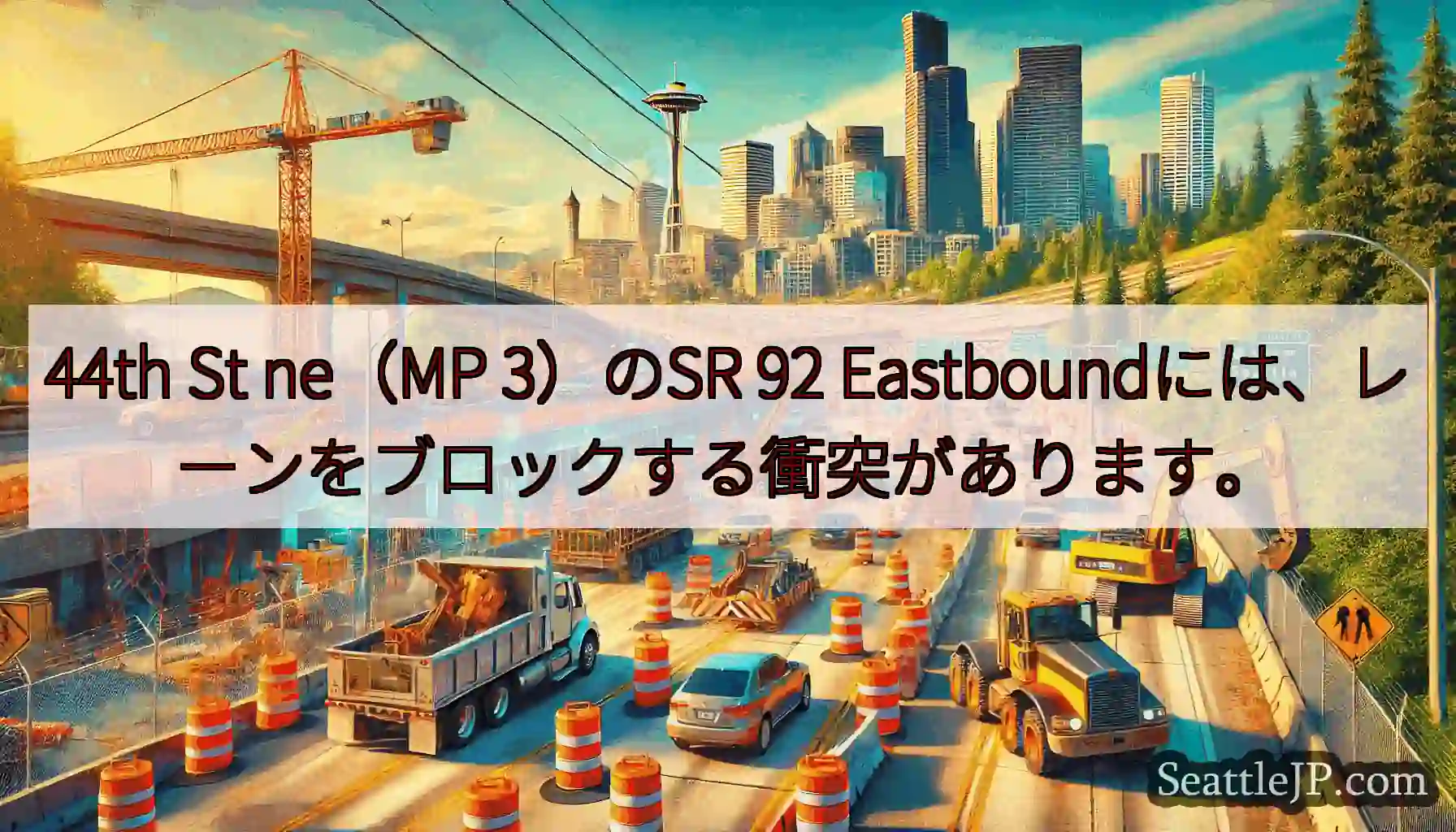 44th St ne（MP 3）のSR 92