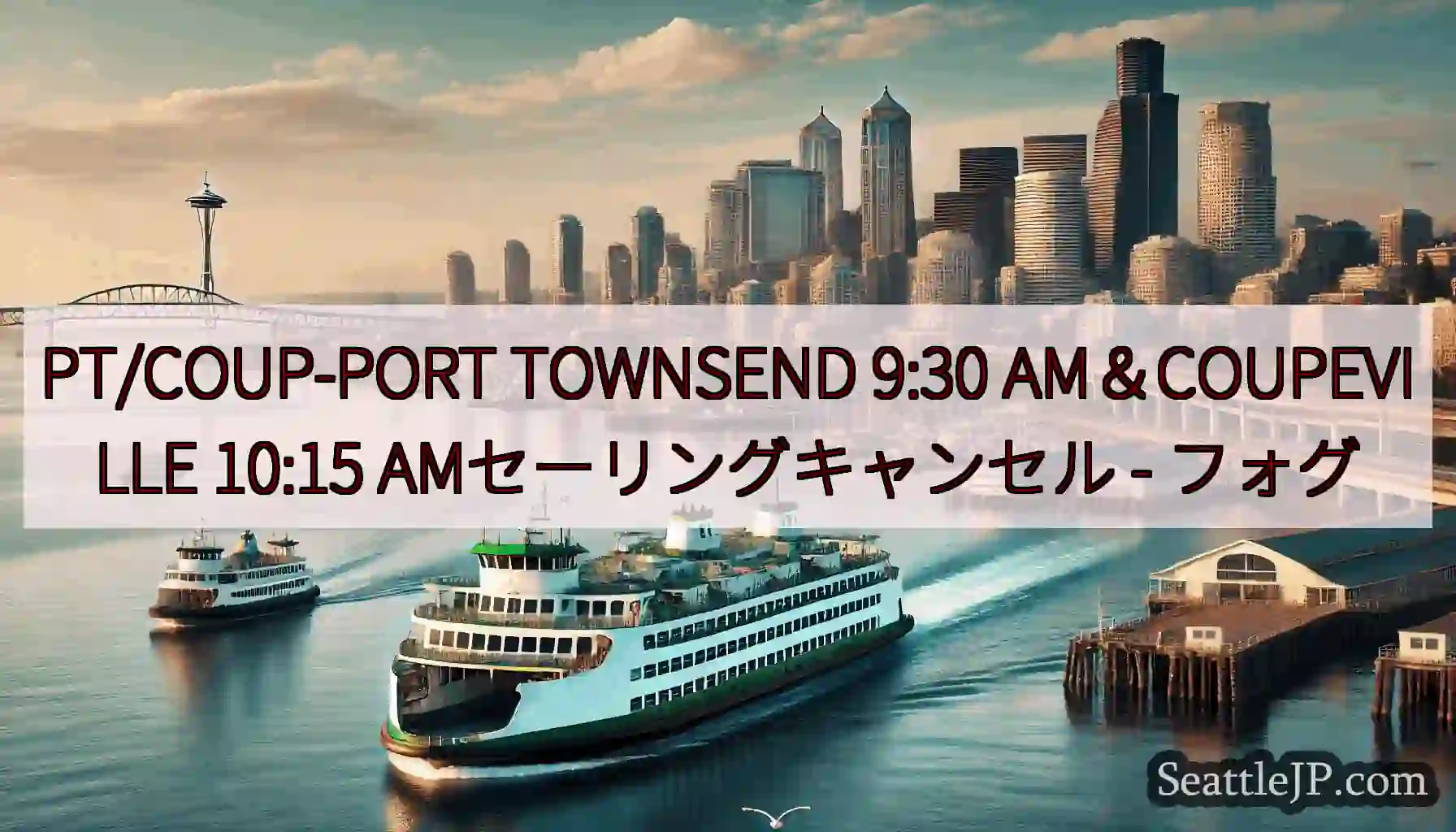 PT/COUP-PORT TOWNSEND 9:30 AM＆COUPEVILLE 10:15