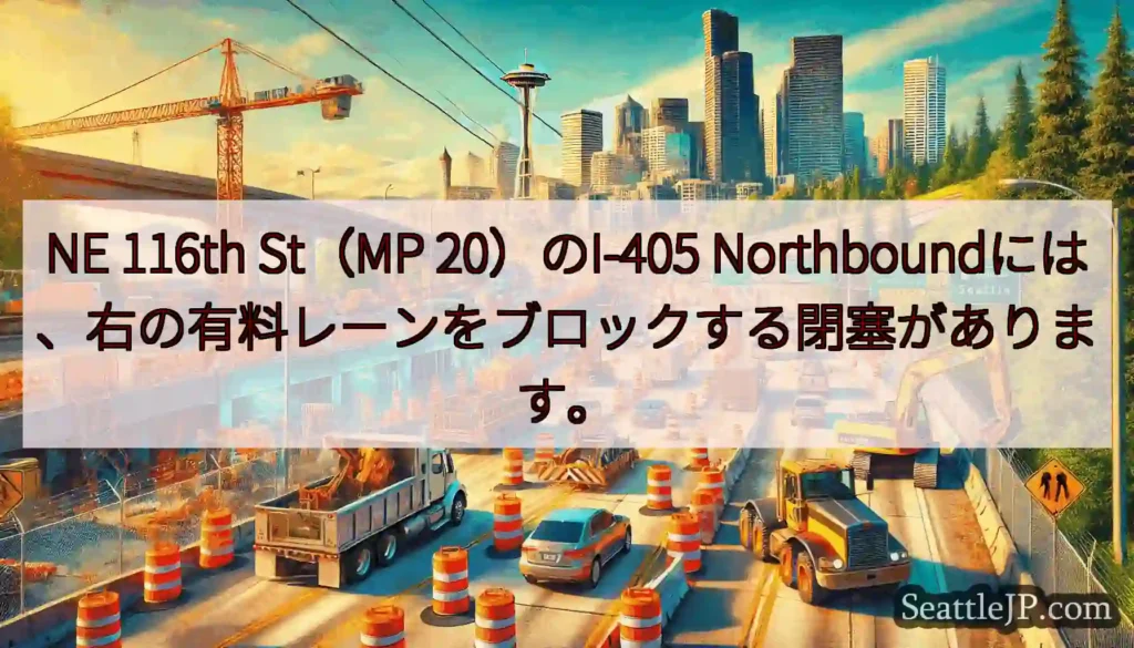 NE 116th St（MP 20）のI-405