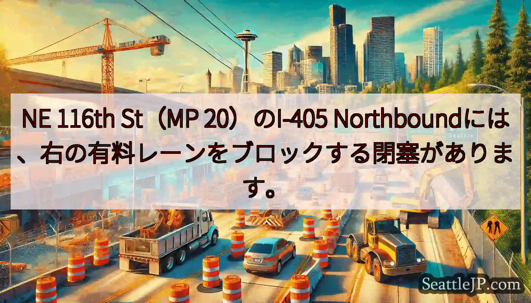 NE 116th St（MP 20）のI-405