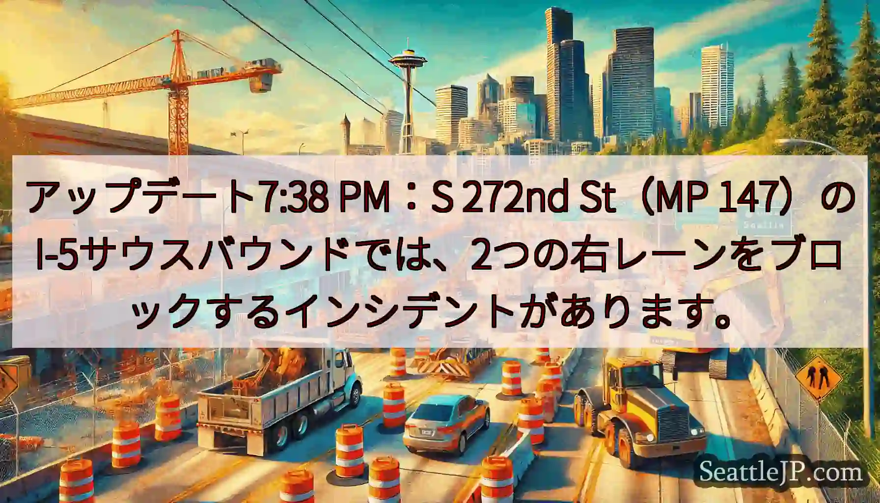 アップデート7:38 PM：S 272nd St（MP