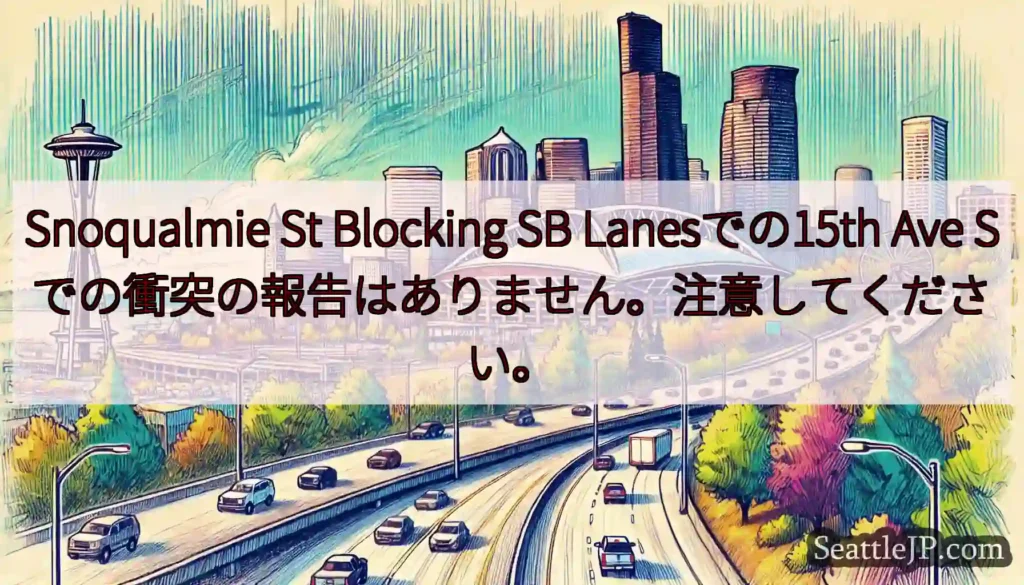Snoqualmie St Blocking SB Lanesでの15th Ave