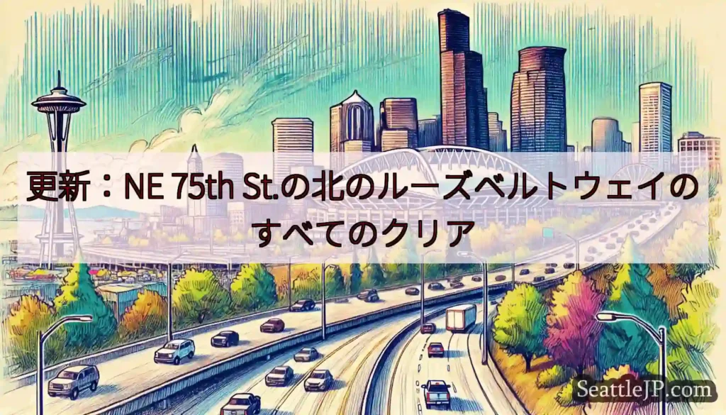 更新：NE 75th St.の北のルーズベルトウェイのすべてのクリア