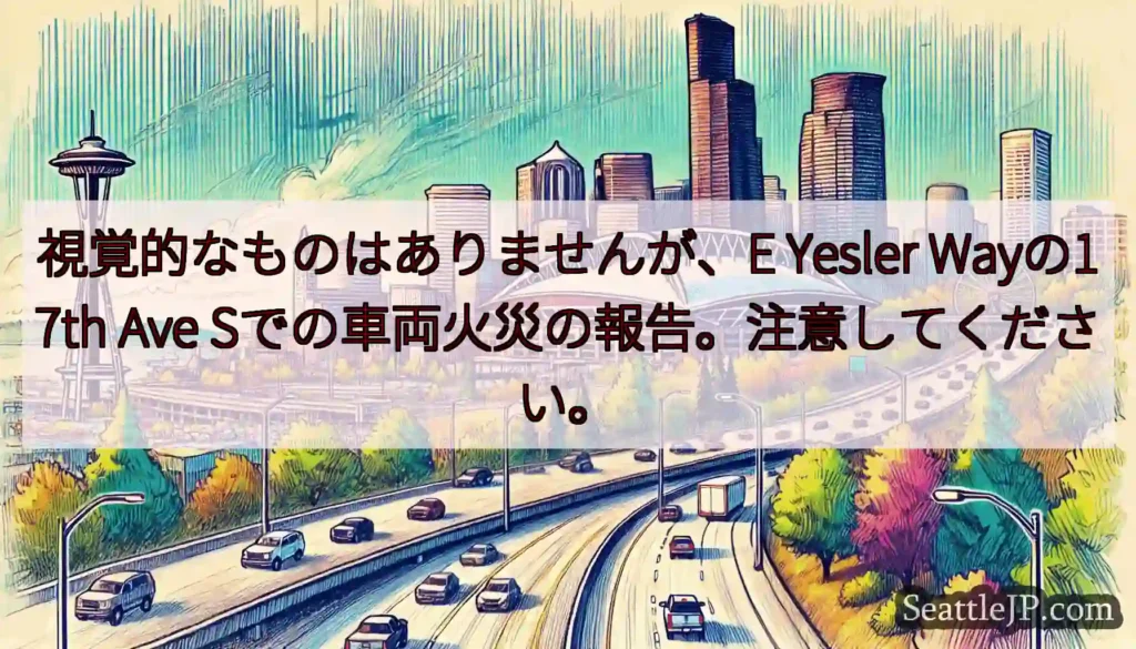 視覚的なものはありませんが、E Yesler Wayの17th Ave